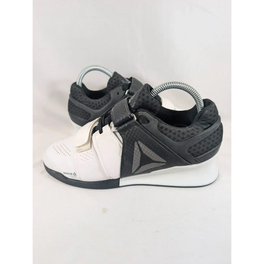 Reebok Legacy Lifter C.J. Cummings Weightlifting Shoes Mens 8 White Black